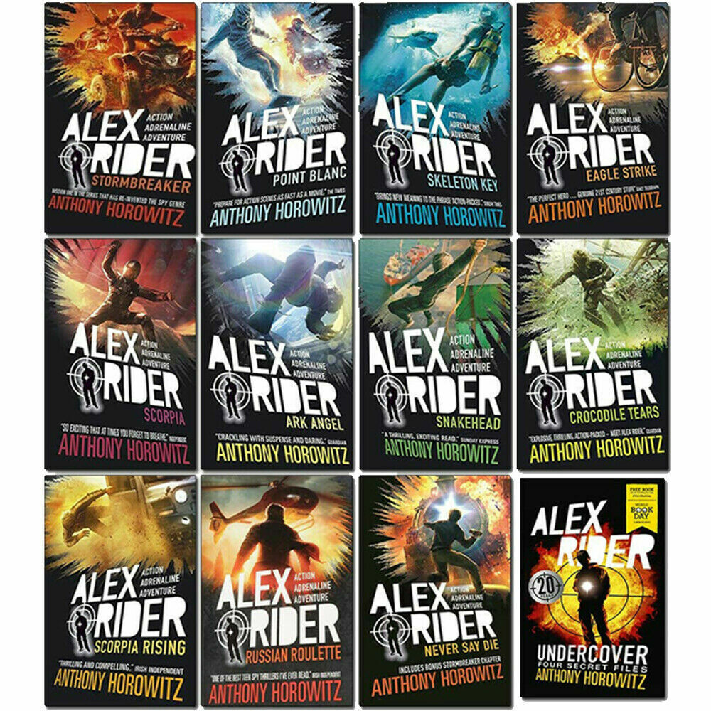 Alex Rider Books Age / Alex Rider 12 Books Collection Set By Anthony ...