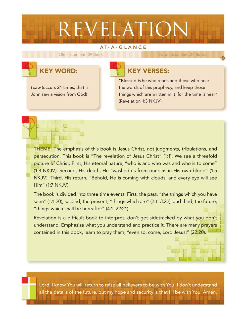 Books of the Bible At-A-Glance - Free Bible Summary Pages (PDF) - Faith ...
